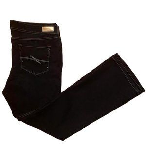 Bootlegger Women's Slim Boot Mid-Rise Dark Wash Jeans Size 34Wx31L